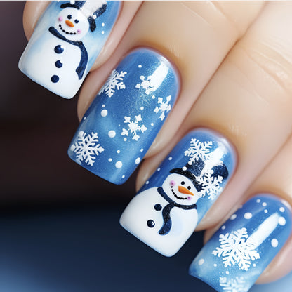 Festliche Winter-Themen Nail Art Brehn