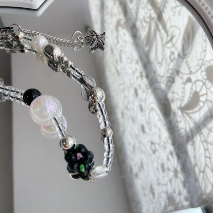 Eleganter Perlen-Charm-Brillenhalter Brehn