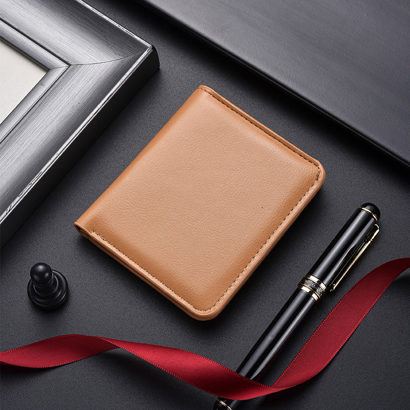 Slim Leder Bi-Fold Geldbörse Brehn