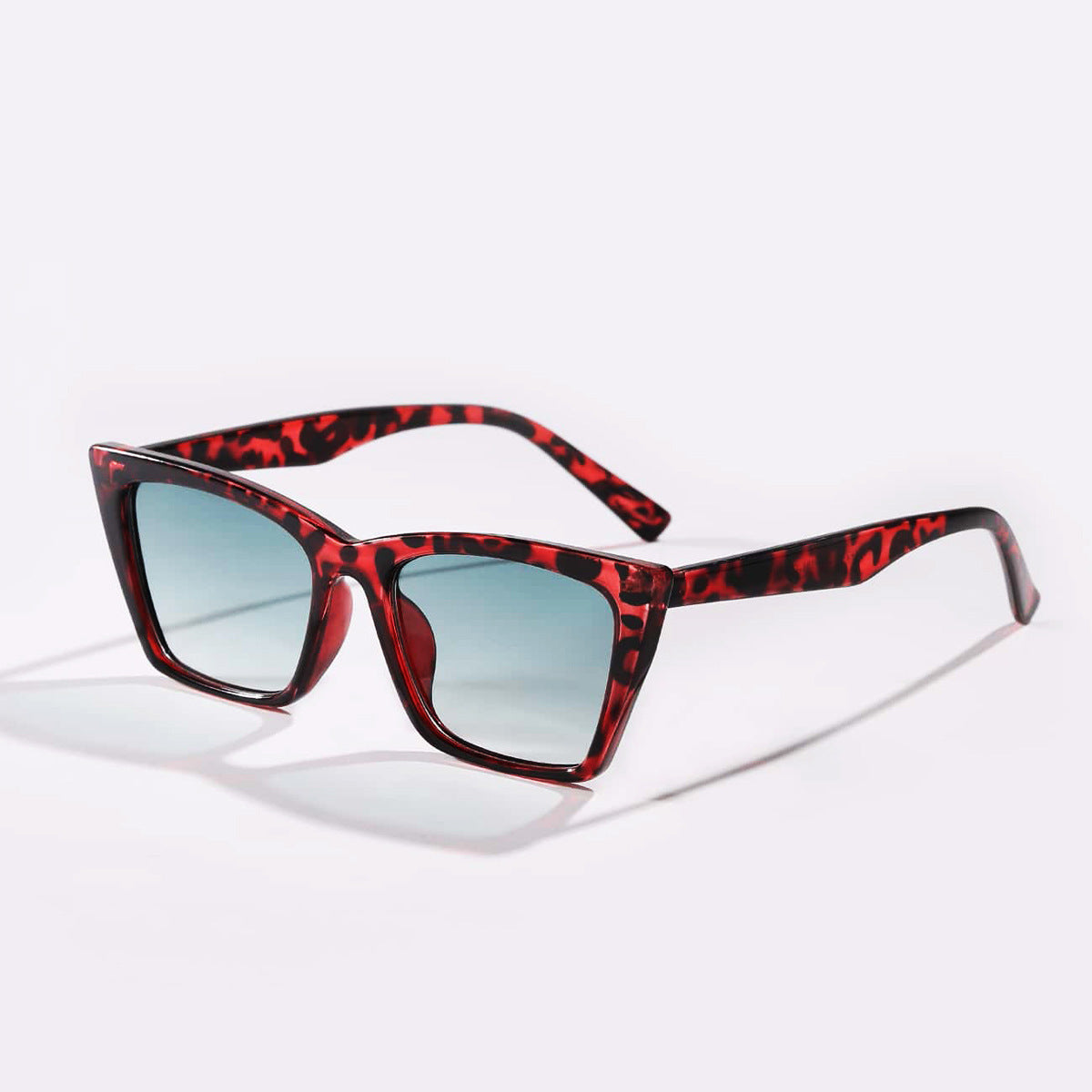Damen Cat-Eye Sonnenbrille mit einzigartigem kantigem Rahmen Brehn