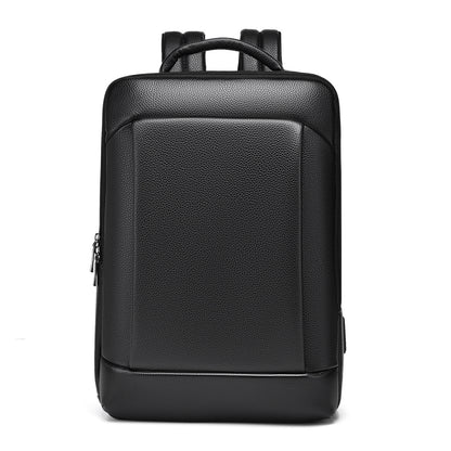 Eleganter Leder Laptop Rucksack