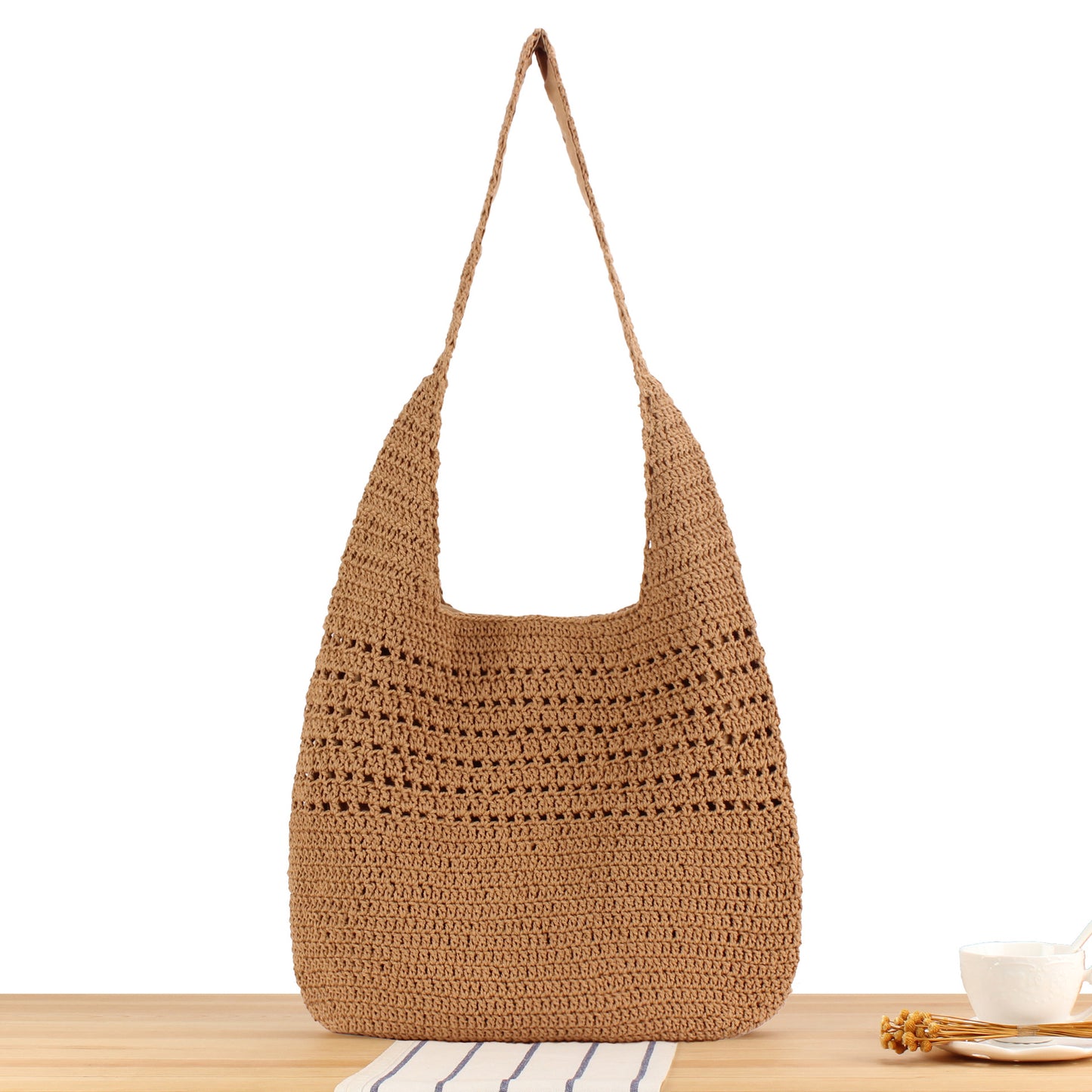 Handgefertigte Makramee-Bag Brehn