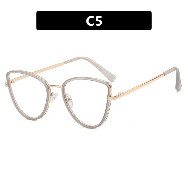 Damen extravagant geformte Brille Brehn