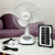 Damen tragbarer Solarbetriebener Ventilator mit integriertem Lichtsystem Brehn
