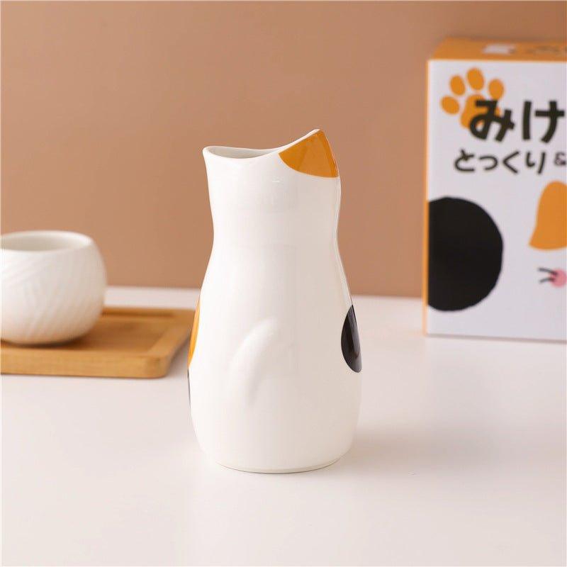 Japanisches Keramikkätzchen Sake Sets | Brehn