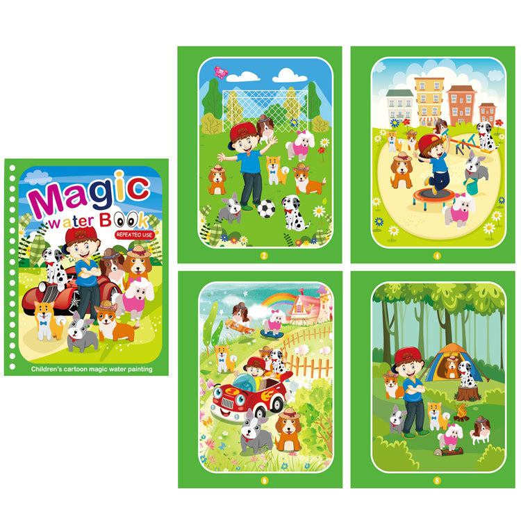 Brehn | Magisches Wasser Malbuch für Kinder