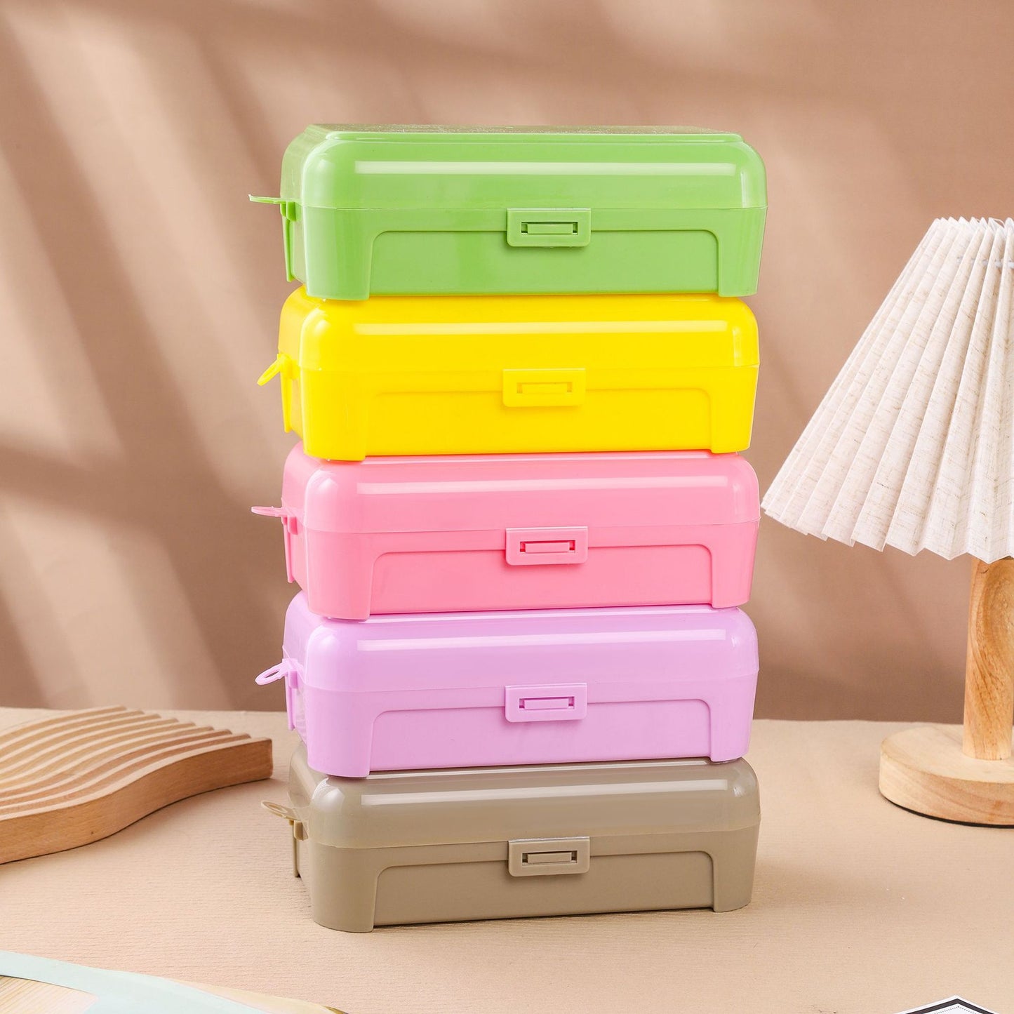 Kompakte Mehrfach-Transparent-Organizer-Box Brehn