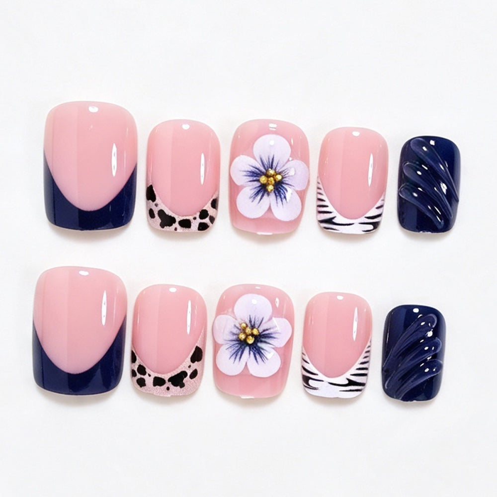 Blumenakzent-Nagelkunst-Set Brehn