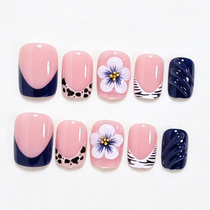 Blumenakzent-Nagelkunst-Set Brehn