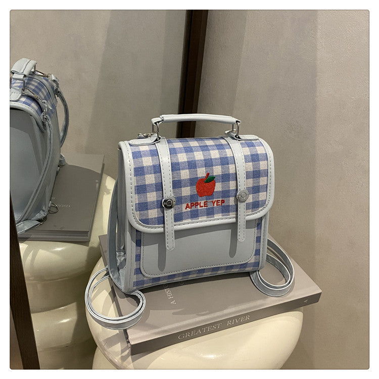 Verspielt Karierter Mini-Rucksack Brehn