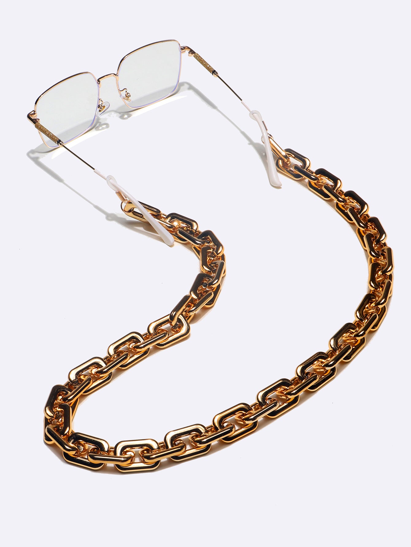 Premium Metallic Link Brillen Kette Brehn