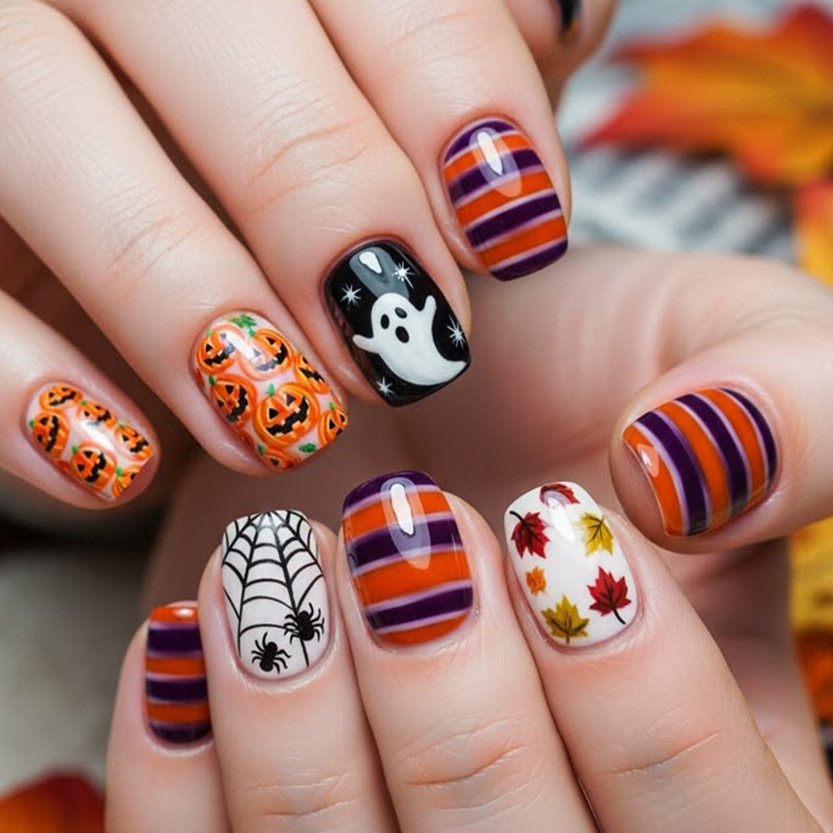 Halloween-Themen Nagelkunst Set Brehn 1789713211