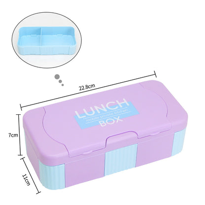 Stilvolle Mehrfach-Sektionen Lunchbox