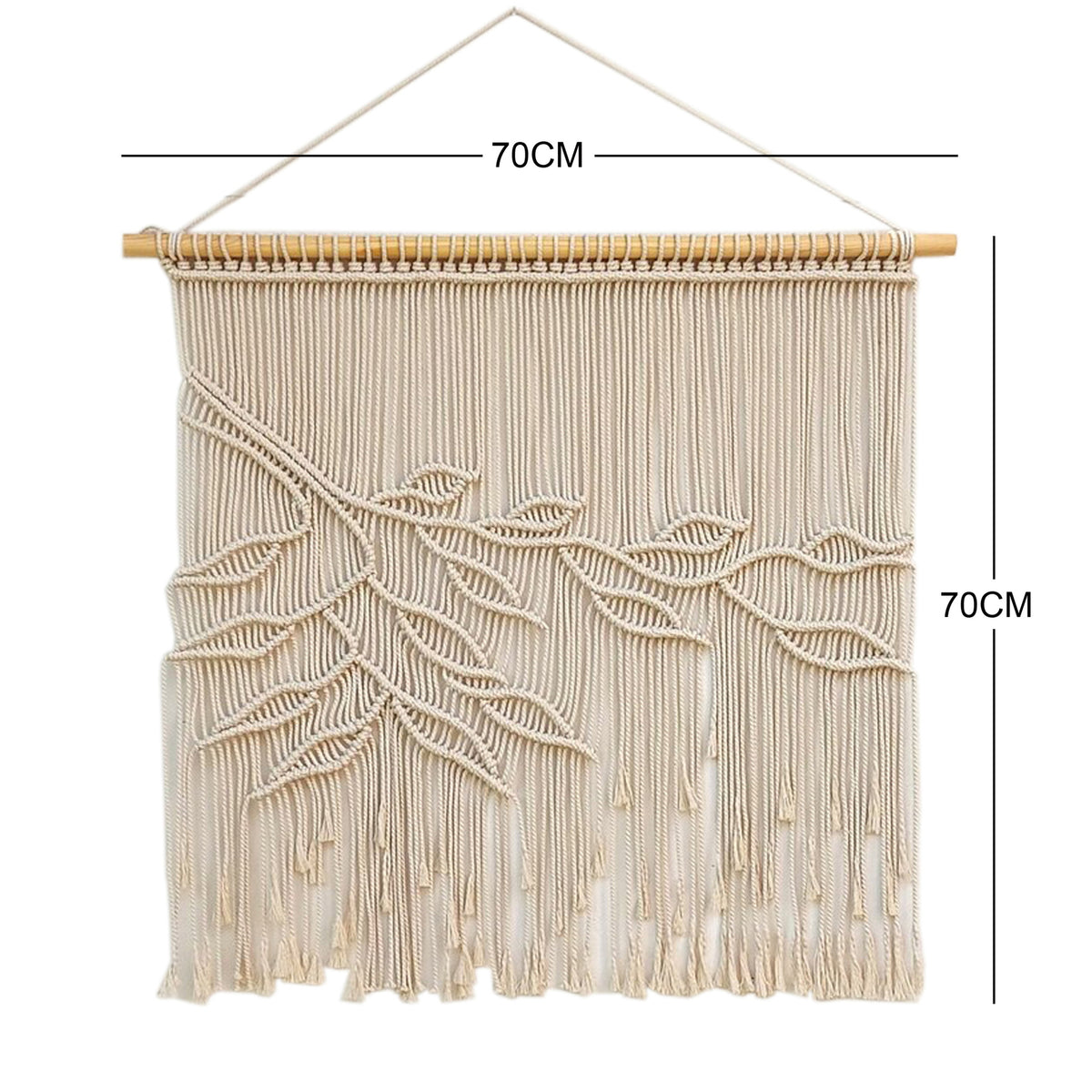 Woven Macrame Wandkunst Dekor Brehn