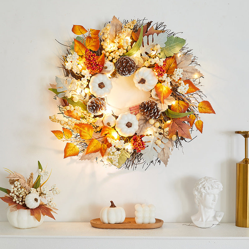 Herbst-inspirierter Blumenkranz