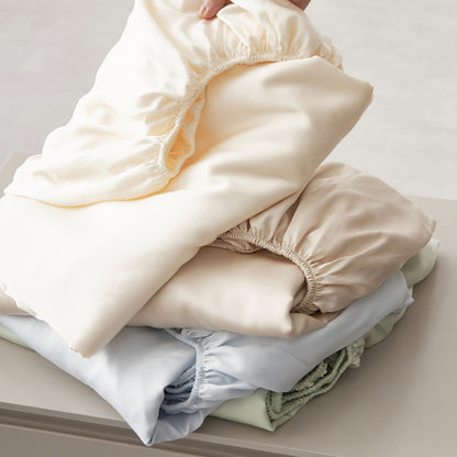 Premium Satin Bettlaken Set