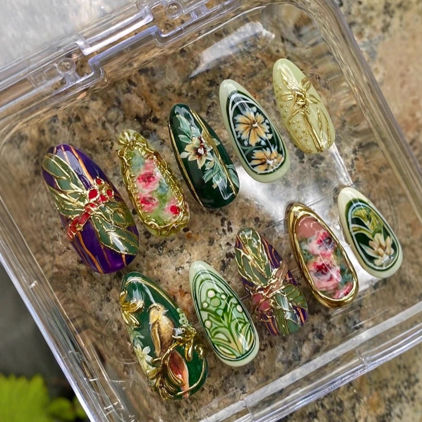 Elegantes Künstlerisches Nagelkunstset Brehn