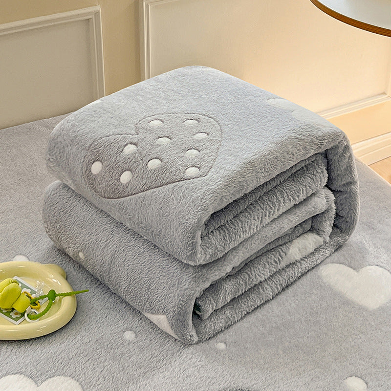 Damen Kuschelige Fleece-Decke mit Dinosaurier-Motiv Brehn