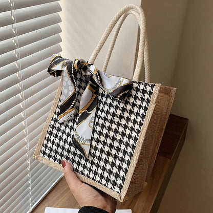 Handgefertigte Woven Tote Bag