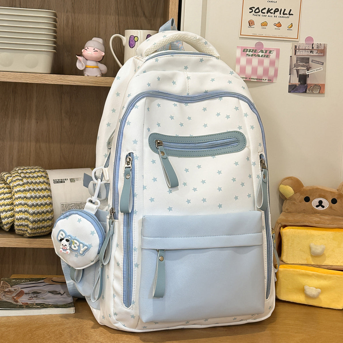 Stylische Stern-beschmückte Mode-Rucksack Brehn