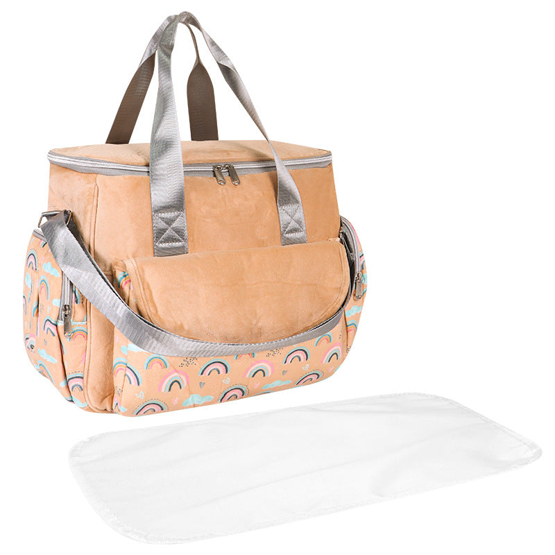 Wickeltasche mit Organisierten Fächern und Abnehmbarem Wickelunterlage Brehn
