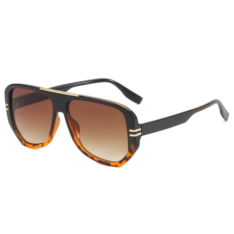 Damen Oversize-Sonnenbrille mit Designer-Rahmen Brehn