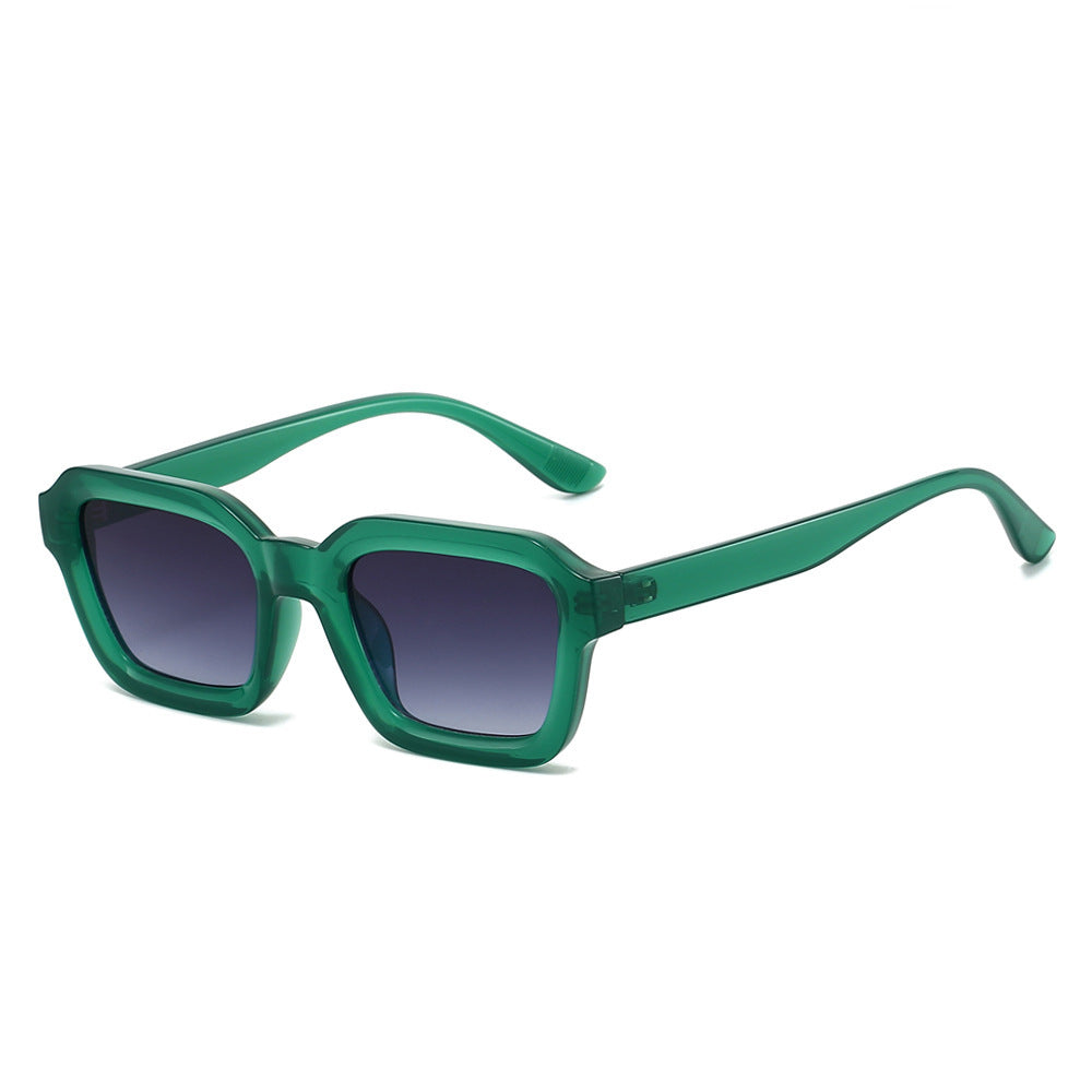 Trendige geometrische Rahmen-Sonnenbrille Brehn