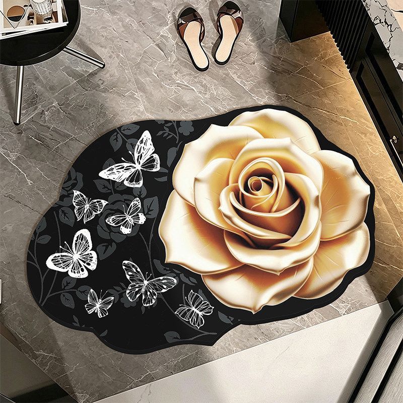 Verziertes florales Teppichboden