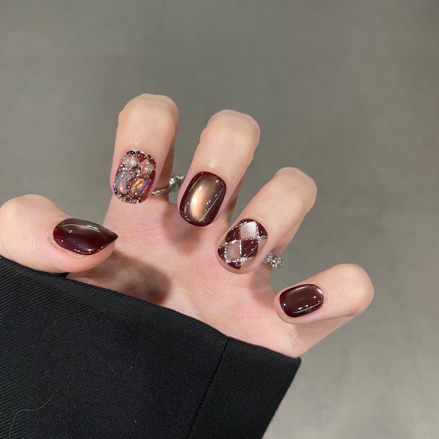 Kunstnägel mit Kreativem Strassdesign Brehn