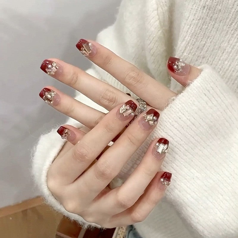 Glänzendes Schmetterlings-Nagelkunst-Set Brehn