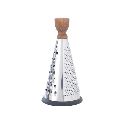 Ergonomische Edelstahl-Küchenreibe mit Rutschfestem Griff Brehn