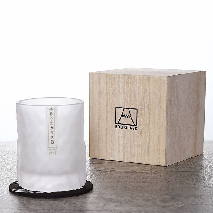 Japanische Edo Kiriko Gletscher Whisky Gläser | Brehn