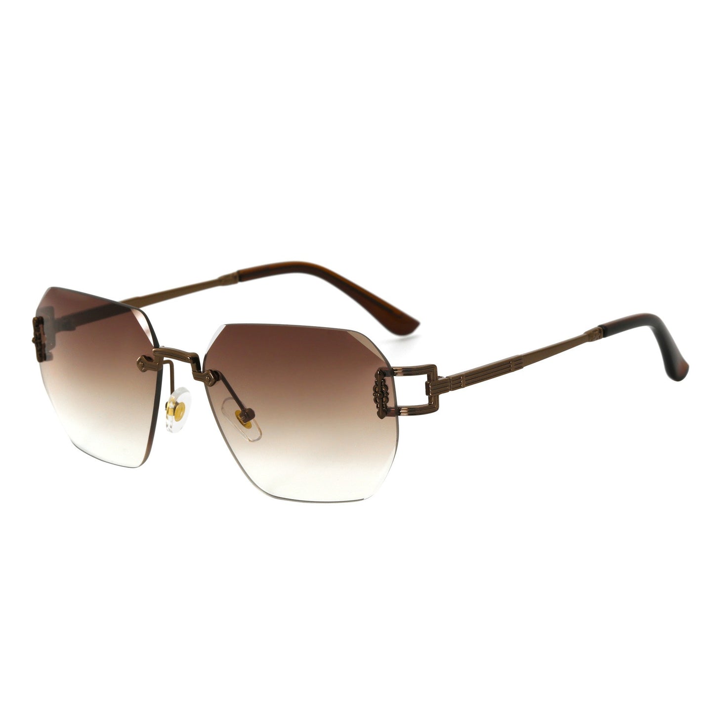 Damen Designer-Sonnenbrille im modernen, geometrischen Design Brehn