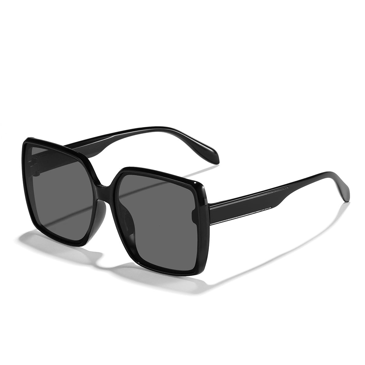 Damen oversized Sonnenbrille mit modernem quadratischen Rahmen und schützenden Gläsern Brehn
