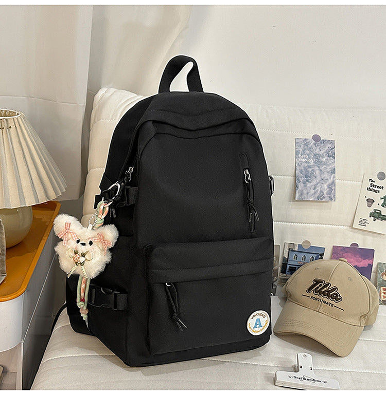Minimalist Multi-Taschen Schulrucksack