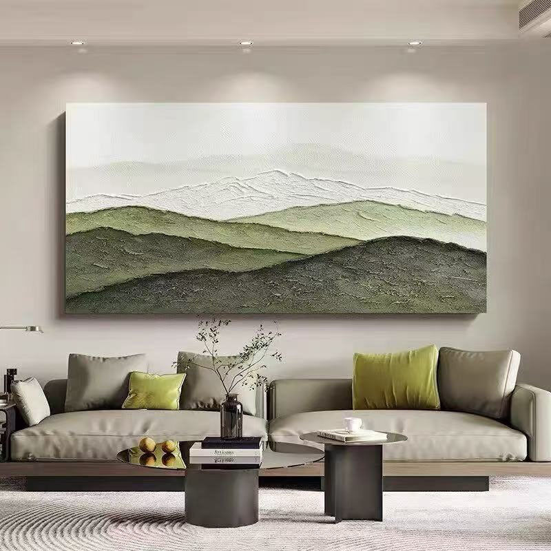 Texturierte Landschaft Leinwand Kunst