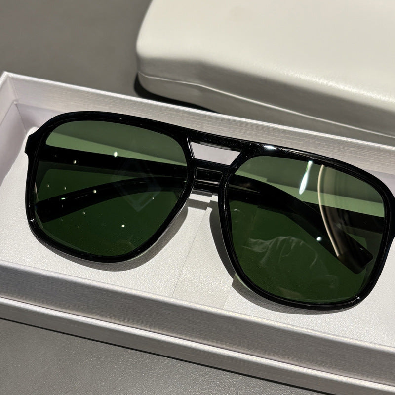 Premium Übergroße Winkelform Sonnenbrille Brehn