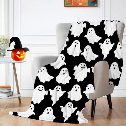 Spooky Ghost Muster Wurfdecke
