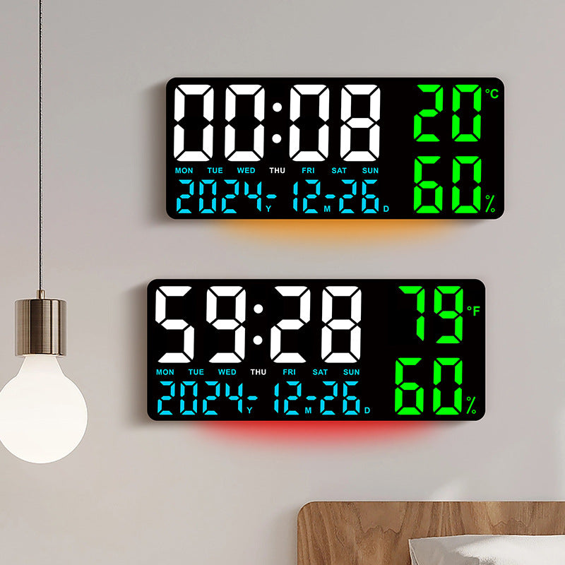 Digitaler Multifunktionswecker mit großem LED-Display Brehn