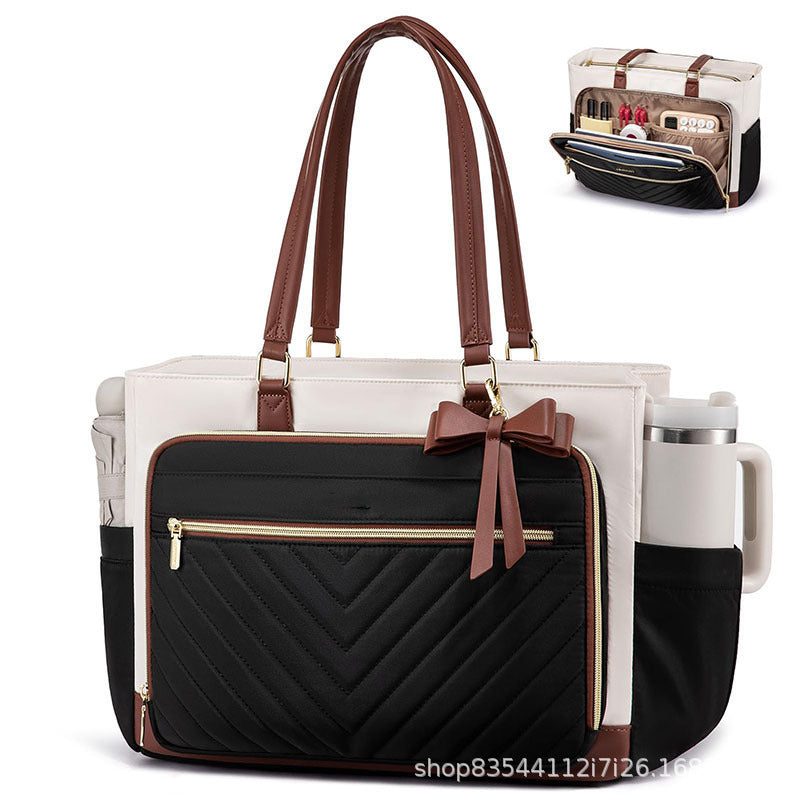 Multi-Funktionale gestepfte Tote Bag Brehn