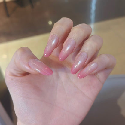 Elegante Ombre Stiletto Druck-Nägel Brehn