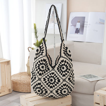 Handgefertigte Häkel-Shopper Tasche Brehn