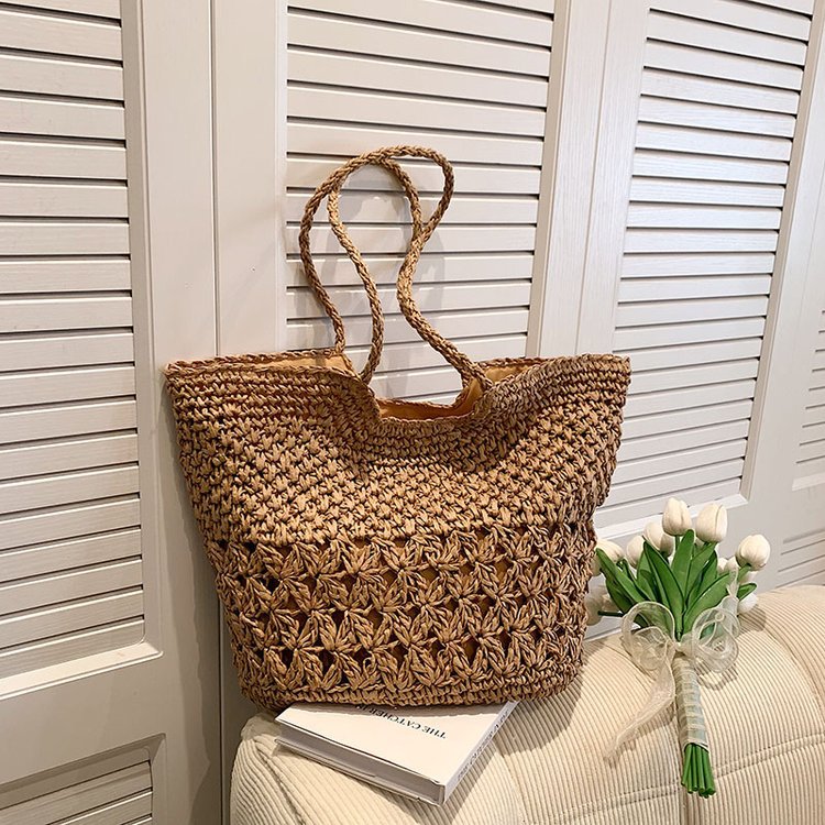 Elegante und Geflochtene Strandtasche Brehn