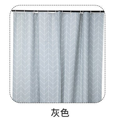 Moderne Chevron-Muster Duschvorhang Brehn