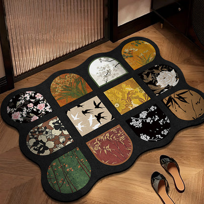 Vintage-inspiriertes dekoratives Teppich