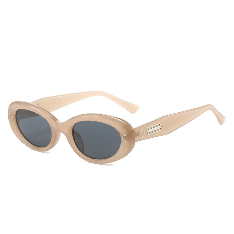 Retro-inspirierte ovale Sonnenbrille Brehn