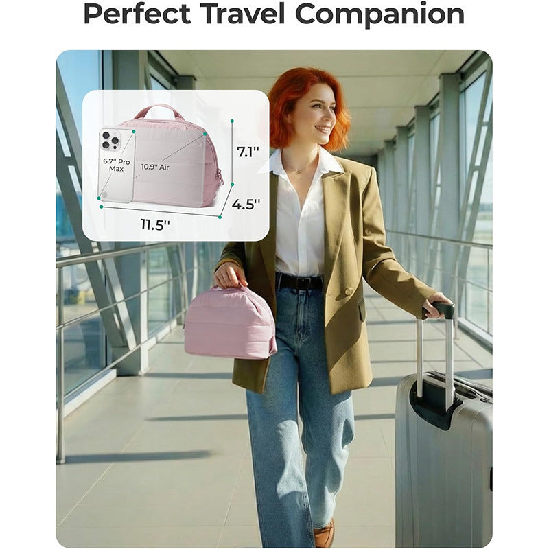 Kosmetik-Organizer Tasche mit Durchsichtigen Fächern Brehn