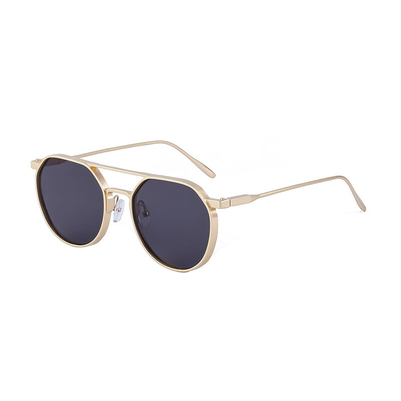 Damen modische Sonnenbrille im stilvollen runden Design Brehn