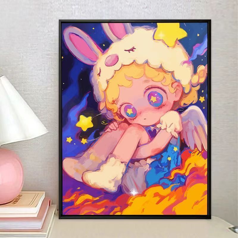 Verspielt Fantasie Charakter Leinwand Kunstdruck Brehn