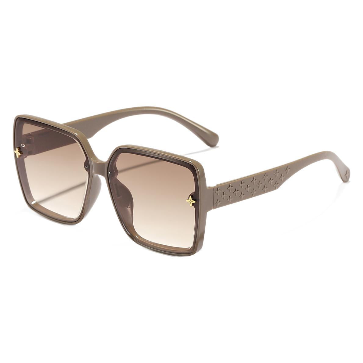 Damen oversized Sonnenbrille mit elegantem Rahmen und UV-Schutz Brehn
